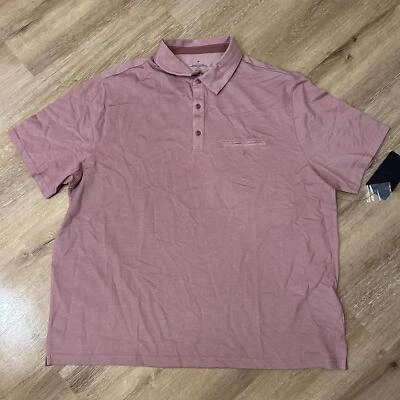 Camisa polo Fabletics The Dash para hombre, talla 2XL, magenta Foto 1 de 4