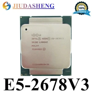 Intel Xeon E5-2678 V3 CPU 12 Cores 2.5GHz 30MB 9.6 GT/s 120W LGA 2011-3 (SR20Z) - Picture 1 of 2