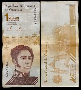 Venezuela 1 Million Bolivar 1,000,000 2020 Foreign Currency FREE SHIPPING!!! - Picture 1 of 1