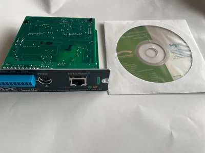 APC SMARTSLOT AP9619 NETWORK UPS MANAGEMENT CARD  EM - Never been used - Image 1 of 2