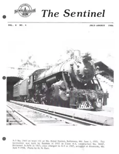 The Sentinel B&O Juli 1984 Ausrüstungsnachrichten Laurel Maryland Camden Station - Bild 1 von 6