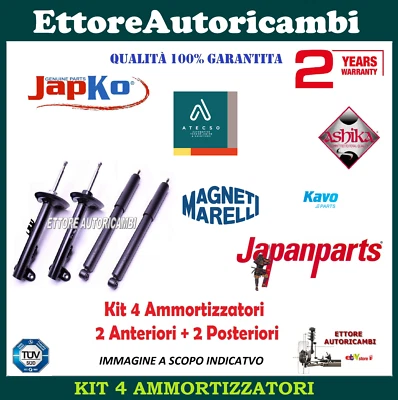 KIT 4 AMMORTIZZATORI  ALFA GIULIETTA(940)DAL 2010>NUOVI 2ANTERIORI+2POSTERIORI - Immagine 1 di 2