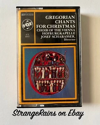 Gregorian Chants for Christmas - Cassette Tape - PLAY TESTED - SOUNDS GREAT! - Image 1 of 4