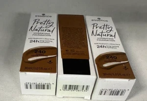 Essence Pretty Natural Hydration Foundation 30mL - 240 Honeycomb PACK OF 3 - Picture 1 of 2