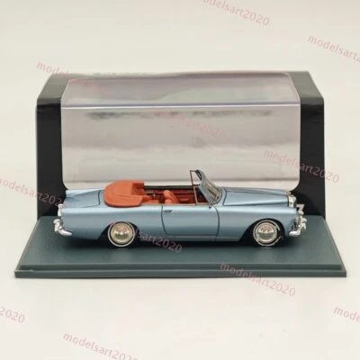 1/87 NEO Bentley SIII Continental Mulliner Park Ward Convertible Blue Resin Car - Image 1 of 4