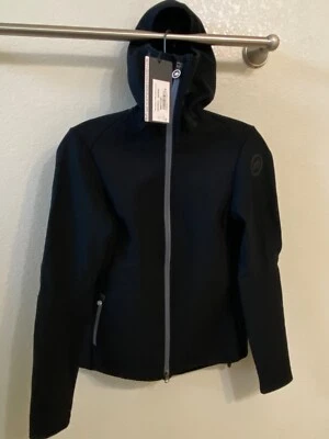 ASSOS Trail Winter Softshell Hooded Jacket - Women's MEDIUM - Black Series - New - Image 1 of 4