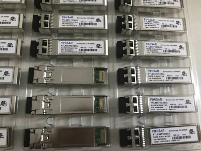 Lot 10 Finisar SFP+SR/SW 10Gb/s 850nm Multimode SFP + Transceiver FTLX8571D3BCL - Image 1 of 4