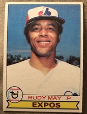 1979 Topps Rudy May Baseball Card #603 Expos Low-Grade