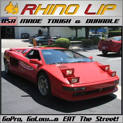 TVR Sagaris T350 Tamora Griffith V8S 400SX S2 RhinoLip® Flexible Rubber Chin Lip - Image 1 of 4