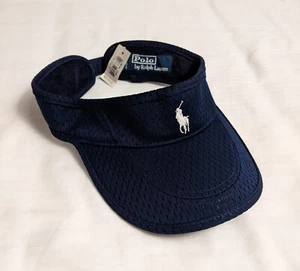 Vtg NWT Polo Ralph Lauren US Open Tennis 2005 Visor Hat One Sz Adjustable Blue - Picture 1 of 7