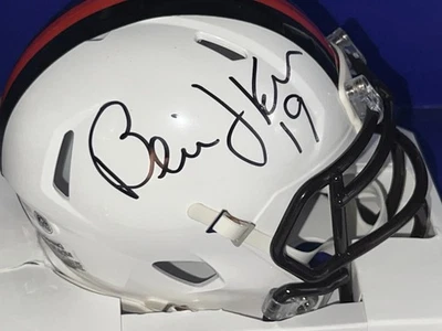 BERNIE KOSAR CLEVELAND BROWNS LIBRA DAWG AUTENTICADA JSA FIRMADA MINI BLANCA Foto 1 de 2