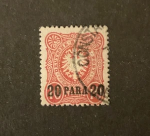 Estampillas Oficinas Alemanas en Turquía Scott #2 usadas - Imagen 1 de 1