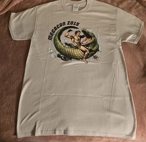 NWOT Megacon Mens Shirt Medium Casual Graphic Mega Con 2015 - Picture 1 of 2