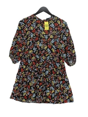 New Look T-Shirt Midi Dress UK10 in Black - Image 1 of 4