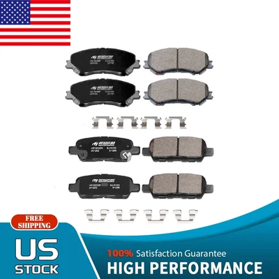 前后陶瓷碟刹垫 适用于 2014 - 2020 年日产 Rouge,Rogue Sport — 第 1/4 张图片