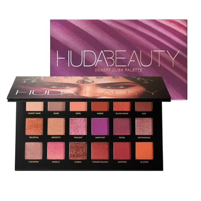 Huda Beauty DESERT DUSK Eyeshadow Palette 18 Shades 2017 Limited Edition NIB - Image 1 of 4