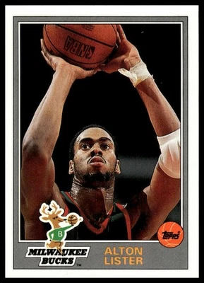 1992-93 Topps Archives #17 Alton Lister Milwaukee Bucks NM+ - Image 1 of 2