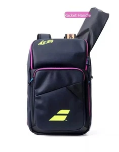 Pure Aero Rafa Tennis Backpack (Dark Navy/Yellow/Pink) - Picture 1 of 8