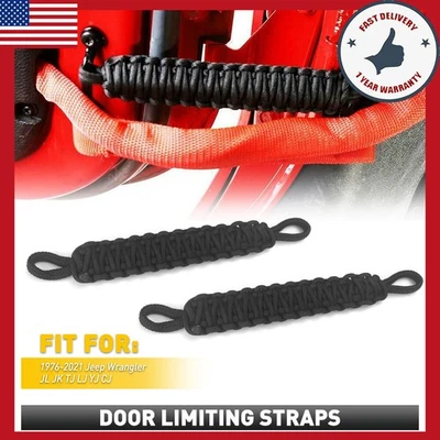 Chicote de fios com alça limitadora de porta 2* serve para Jeep JK Wrangler JL Oxford JT 2007-2021 - Imagem 1 de 4