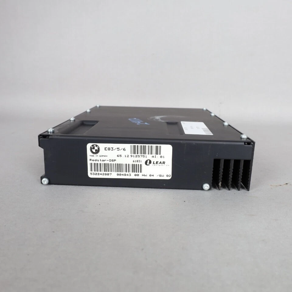 2006-2008 BMW Z4 X3 DSP Top-HiFi Amplifier 65126932417 OEM Used - Image 1 of 4