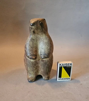 vintage Murmeltier Figur Keramik Karlsruher Majolika 7559 - Bild 1 von 4