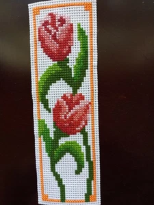 Kompletter Kreuzstich - Rote Tulpen - Bild 1 von 2