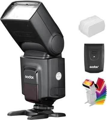 Godox Wireless 433MHz GN33 Camera Flash Speedlite with Built-in Receiver...  - Image 1 of 4