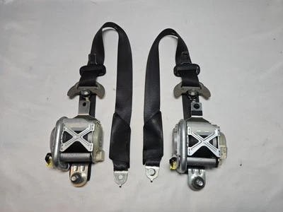 2008 - 2012 Honda Accord Sedan Drivers & Passengers Front Seat Belts (OEM) Black - Image 1 of 4