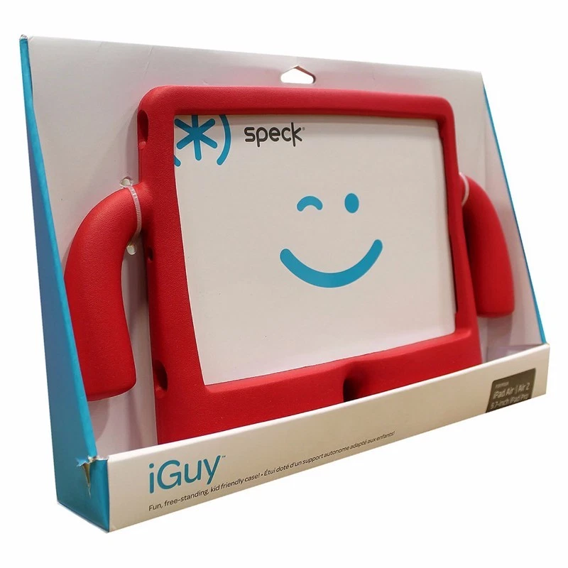 Speck iGuy Kid Friendly Case Stand for 9.7 in iPad Pro, iPad Air 2, iPad Air Red - Image 1 of 1
