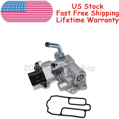 MD61474 Válvula de control de aire de ralentí IACV apta para Mitsubishi Mirage 1.5/1.8L L4Cyl 1997-00 Foto 1 de 4