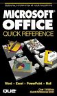 Microsoft Office Quick Reference (Que Quick Reference), Plumley, Sue, Used; Good
