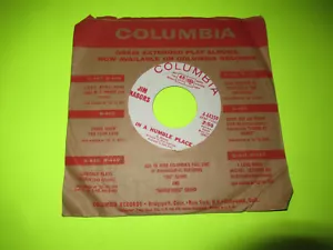 JIM NABORS WHITE CHRISTMAS / IN A HUMBLE PLACE 45 7" PROMO CHRISTMAS - Picture 1 of 2
