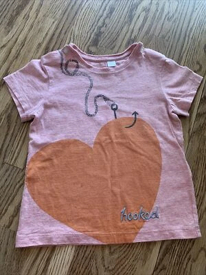Auténtica Camiseta Burberry Niños Rosa Enganchado Bordado Logo Talla 2 Años Foto 1 de 4