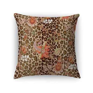 Almohada con acento JACKOBEAN CHEETAH BROWN de Kavka Designs 16" x 16" - Imagen 1 de 1