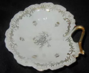 ACCESSORI VINTAGE STILE COSTRUITO PORCELLANA CARAMELLE BOMBONIERA PIATTO, PIEDI ORMOLU - Foto 1 di 4