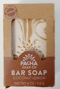 Pacha Soap Co. Bar Cocco Limone | 4 once - Foto 1 di 2