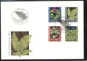 Busta 1993 - SVIZZERA - PRO JUVENTUTE 4v. - BUSTA FDC - LOTTO/25291 - Picture 1 of 1