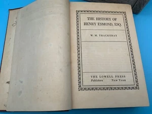 The History of Henry Esmond, ESQ, W. M. Thackeray, Vintage - Imagen 1 de 12