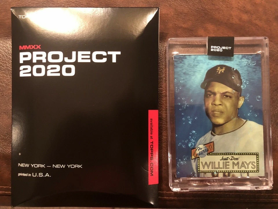 Topps Project 2020 Willie Mays #128 by Don C. In Hand 1952 Rookie RC - Image 1 of 1