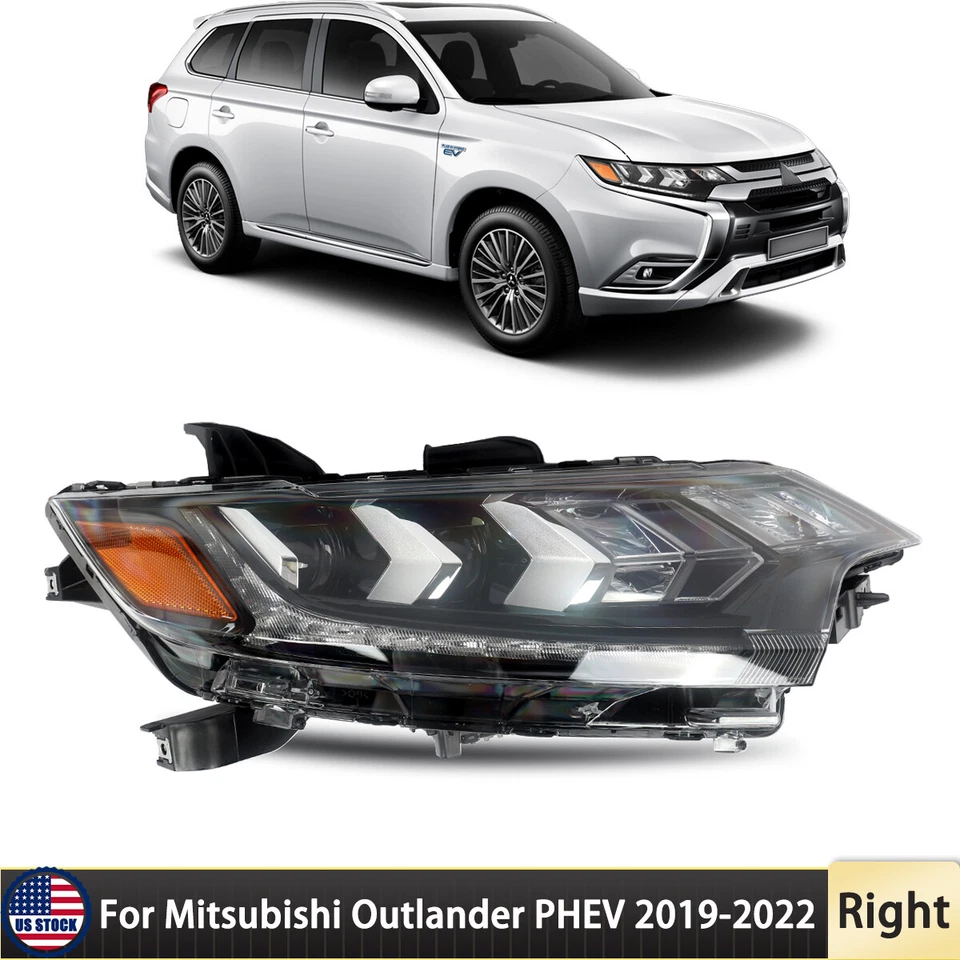 For Mitsubishi Outlander PHEV 2019-2022 Right Headlight LED Headlamp Passenger - Image 1 of 4