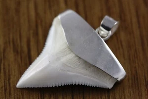 MYRINGSHOP Shark Tooth Shark Chain Pendant Silver Pendant 925 Silver
