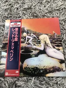 Led Zeppelin Houses Of The Holy Vinyl LP 1979 Japan Obi Atlantic P6520A Ex/VG+ - Picture 1 of 6