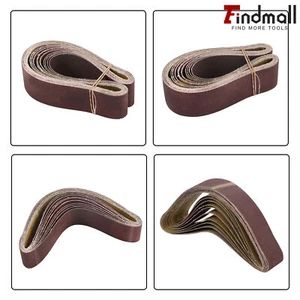 10X Sanding Belts Cloth Backed Mixed Grit Linisher Sander Bench grinder 50x686mm - Picture 1 of 6