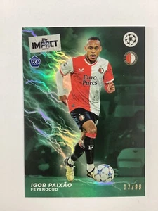 TOPPS IMPACT 2024 IGOR PAIXAO FEYENOORD PARALELO 12/99. - Imagen 1 de 2