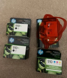 Hp 910 Ink Lot Unopened Sealed Brand New Exp 2026 - Picture 1 of 2