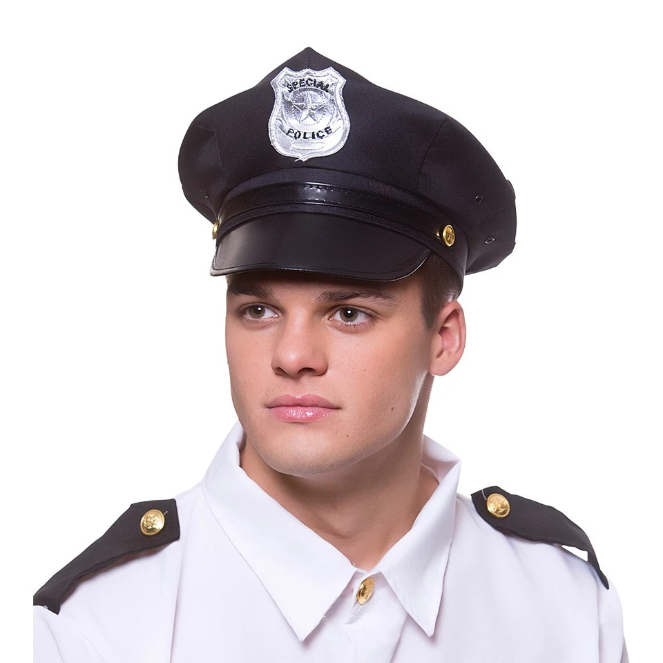 Wicked Police New York Cop Hat Fancy Dress Emergency Services Costume - Image 1 of 1