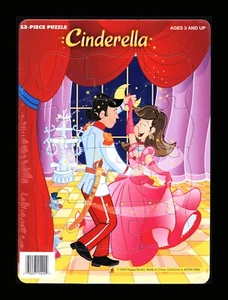Cinderella Frame Tray Jigsaw Puzzle (12 Pc) Kappa Books Sealed - Picture 1 of 1