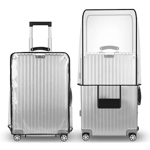 24 Inch Clear PVC Suitcase Cover Protectors anti Scratch Luggage Covers - Picture 1 of 12