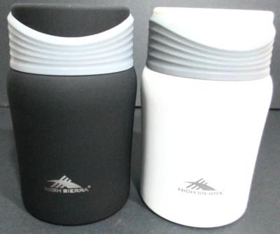 High Sierra Food Jars 24 Oz Insulated Stainless Steel 2 Pack Foldable Spork NEW - Image 1 of 4