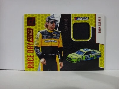 2019 Panini Donruss NASCAR Race Day Relics Red /185 Ryan Blaney #RD-RB - Image 1 of 2
